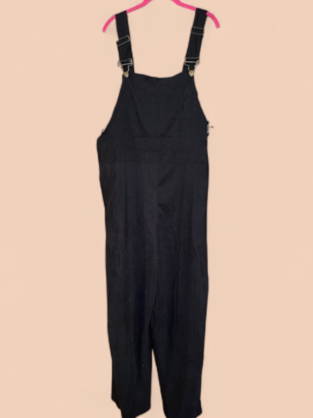 Black Corduroy Overalls